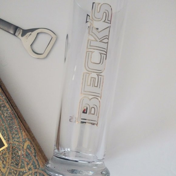 Beck's Pilsner Beer Glass - Picture 1 of 8